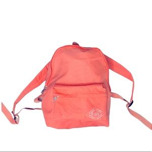 neon candy coral backpack